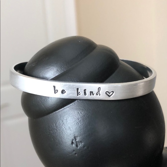 Jewelry - Hand Stamped Cuff - “Be Kind” ♥️